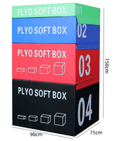 Dinuo Offre Spéciale Musculation Jump Boxes Soft Plyo Box en EPEPVC 7.5cm/15cm/30cm/45cm/60cm Ensemble complet avec