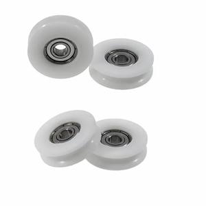 Cuscinetto a Rulli con Scanalatura a U 12x44x16mm, Diametro Interno 12MM, Diametro Esterno 44MM, Spessore 16MM, Ruota per Cancello Scorrevole, Puleggia in Plastica POM - Product Image 5