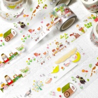 Rubans Washi Décoratifs Animaux Mignons Personnalisés Transparents Mats pour Journalisation – Fabricant d'Articles d'Impression