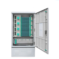 Gabinete de Red de Distribución de Fibra Óptica para Exteriores de 288 Núcleos con Protección IP65, Blanco, Estándar de 19 Pulgadas