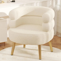Fauteuil de salon de luxe haut de gamme pour une personne, fauteuil de détente, fauteuil de chambre à coucher, fauteuil de dressing