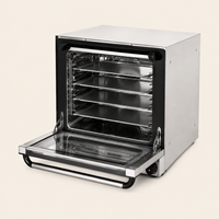 Four à convection électrique commercial à 4 plateaux pour boulangerie, machine à pâtisserie pour restaurant