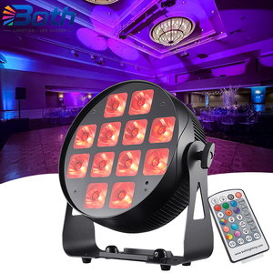 PowerPar 12 Wireless Battery RGBWA+UV LED Par <b>Light</b> 12x18W DMX Stage Wash <b>Light</b> for Events - Product Image 1