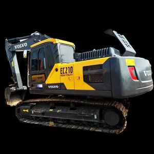 Excavadora de cadenas Volvo EC210, equipo de movimiento de tierras, excavadora de 21 toneladas, excavadora original usada, excavadoras Volvo en venta - Product Image 2