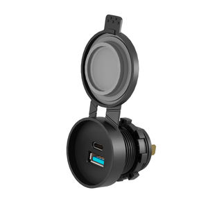 Зарядное устройство <span class=keywords><strong>USB</strong></span> для автомобиля, лодки, мотоцикла, мотобайка, 12/24В, встраиваемое, с двумя портами <span class=keywords><strong>USB</strong></span>, 30W PD и QC3.0 18W - Product Image 2