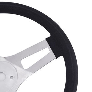 सीएनसी स्टीयरिंग व्हील यूनिवर्सल ऑटो रेसिंग कार 3 बोल्ट 13 बोल्ट 13 "3 छेद पॉलिश के साथ एल्यूमीनियम स्टीयरिंग व्हील - Product Image 4