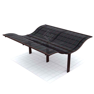 Abri de voiture/<span class=keywords><strong>garage</strong></span>/parking en polycarbonate avec cadre en aluminium en porte-à-faux - Product Image 5