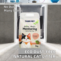 Litière pour chat de qualité supérieure avec détection de pH avancée, surveillance de la santé, soins urinaires et contrôle des odeurs par TIGER PET