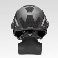 Visière de casque tactique REVIXUN ACH MICH pour extérieur, légère, avec protection mandibulaire 3A contre les éclats, en matériau aramide, personnalisable