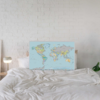 Regalo de viaje Mapa del mundo grande Raspable por fabricante UV Impreso en papel Estilo Amor