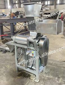 آلة عصر وتصنيع العصائر الصناعية من الفولاذ المقاوم للصدأ من VBJX للفواكه والخضروات مثل البرتقال والأناناس - Product Image 5