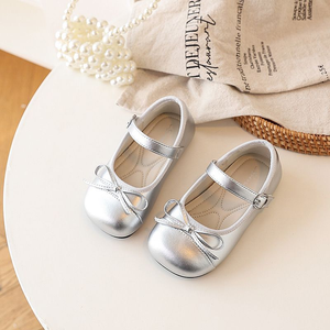 Zapatos de Vestir para Niñas, Nuevo Estilo Otoñal con Lazo, Calzado Infantil Esencial y Cómodo, Zapatos Planos de Vestir - Product Image 2