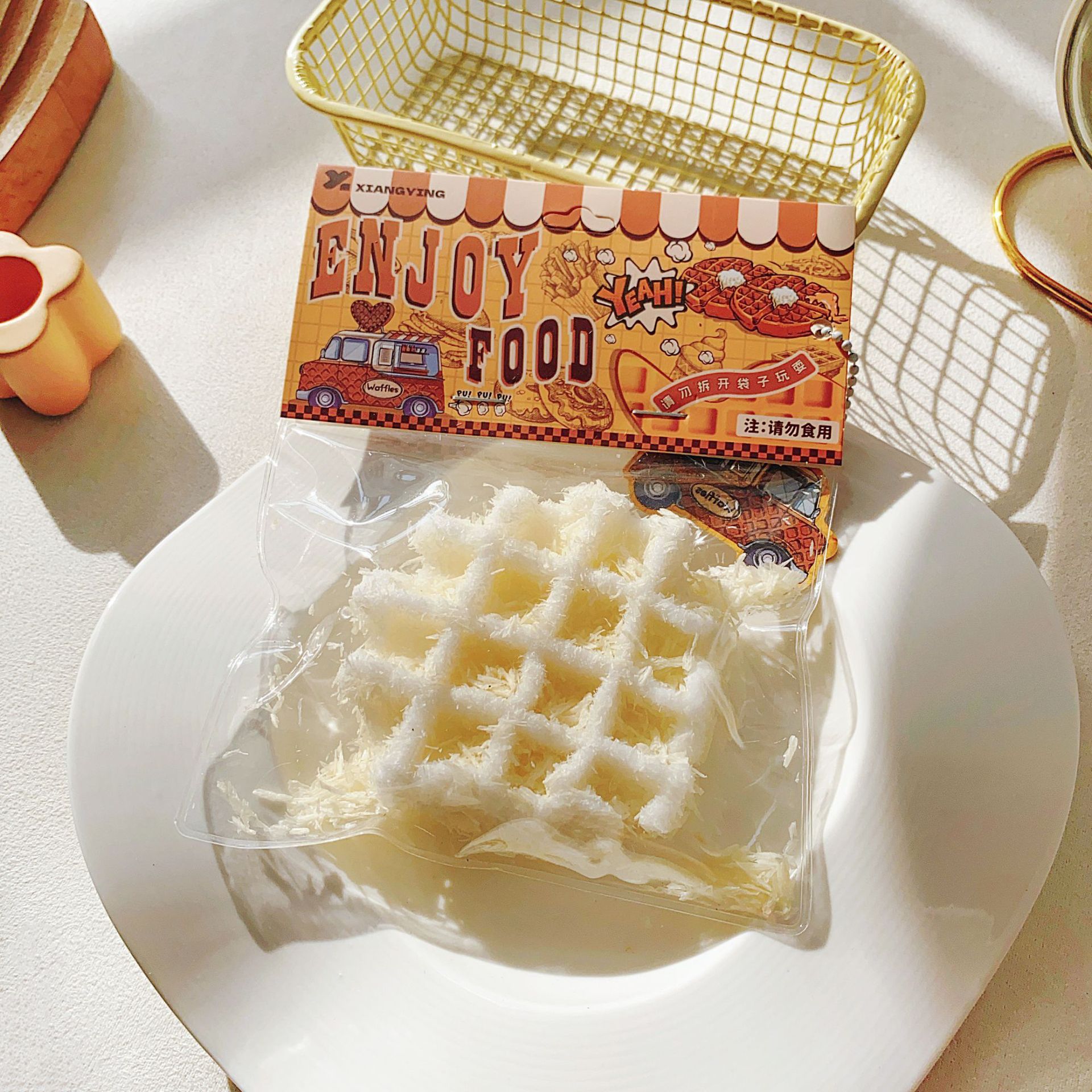 Gaufres au lait de vache