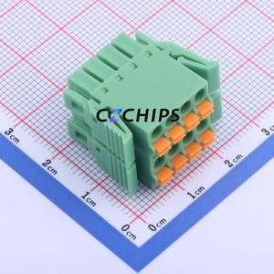 KF2EDGKNHG-3.81-2*4P Plug-in Terminal Block P=3.81mm Connector Plug Snap Fixing 2x4P 3.81mm - Product Image 1