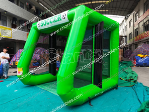 Gonfiabile porta calcio <span class=keywords><strong>rosa</strong></span> casa di rimbalzo attività di divertimento all'aperto per bambini giocattoli per bambini all'ingrosso percorso gonfiabile ad ostacoli per adulti - Product Image 3