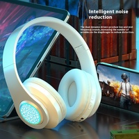Headset Gaming Nirkabel Lipat Berkualitas Tinggi B39 Putih dengan Driver Dinamis, Tahan Air IPX4, dan Latensi Rendah