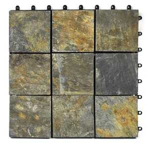 Piastrelle Impermeabili a Incastro per Esterni, Facili da Installare, Quadrate, per Veranda, <span class=keywords><strong>Giardino</strong></span>, Cucina, Parco - Product Image 4