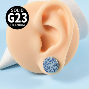 Großhandel G23 Implantat Grade Titan Große Ohr stöpsel Stretching Punk Party Frauen Männer Ohr Messgeräte Expander Piercing Körpers chmuck - Product Image 2