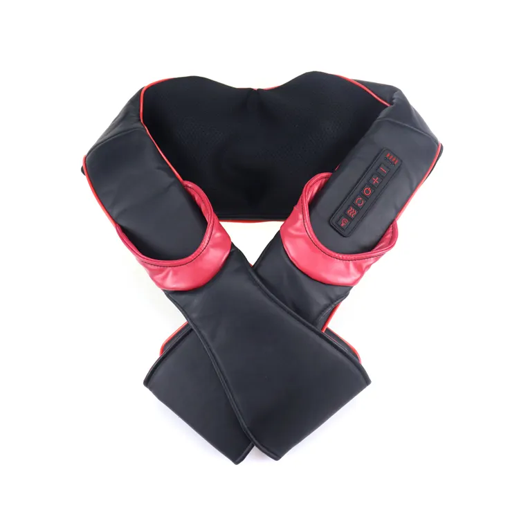 Cordless deep tissue vibration shiatsu slimming electric neck and back massage belt