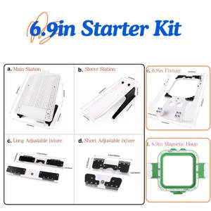 Kit de inicio magnético Mighty Hooping Station 5,1 para Brother <span class=keywords><strong>PR600</strong></span> PR650 PR620 PR680W PRS100 PR1055X máquina de bordado - Product Image 6