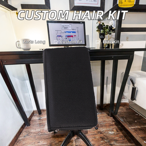 Kit de Herramientas Personalizables para Extensiones de Cabello Negro de Uso Profesional, Alicates de PVC, Extensiones de Cabello con Cuentas OEM, Cómodas y Comerciales - Product Image 2