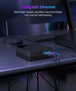 YCTipc AMD R5 4300U 4500U 7430U R7 6600H Gaming Mini PC 32GB DDR4 1TB SSD Oficina Computadora PC Escritorio WiFi6 NUC Mini Pcs - Product Image 5