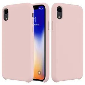 热销液体硅胶外壳适用于iPhone XR Max XS X 11 12 13 PRO MAX适用于三星华为OPPO MOTO橡胶套，带软微型