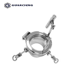 Manhole Sanitaire en Acier Inoxydable GC avec Visiographe Atmosphérique, Haute Pression, Poli Miroir/Mat, Qualité Alimentaire 304/316L - Product Image 2