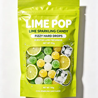 Sachets Doypack durables à fermeture éclair avec dos en aluminium, imprimés sur mesure, de qualité alimentaire, pour sucre, bonbons et snacks