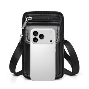 Sac messager pour homme tendance, sac bandoulière carré pour affaires, sac de téléphone décontracté de luxe pour homme avec <span class=keywords><strong>cuir</strong></span> PU imperméable - Product Image 5