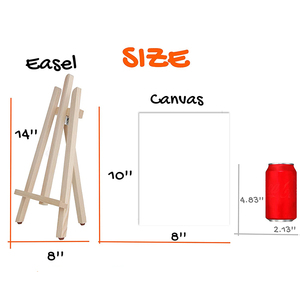28 pièces de dessins de <span class=keywords><strong>peinture</strong></span> acrylique toile EASEL Art Painting Set, adapté à l'artiste enfants toile chevalet <span class=keywords><strong>peinture</strong></span> Set - Product Image 5
