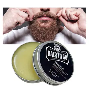 कस्टम ओएम थोक निजी लेबल बाल स्टाइल उत्पादों को पुरुषों के लिए चिकनी बाम हाइड्रेशन दाढ़ी देखभाल क्रीम