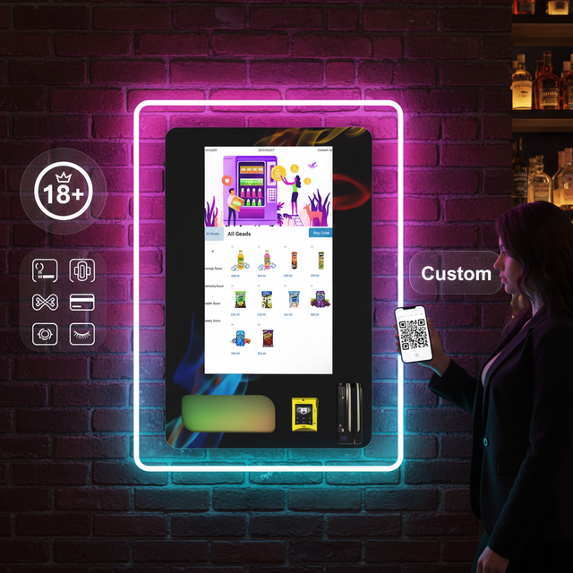 Space-saving Design and High-definition Multi-touch Display Small Vending Machine Mini with E-Vend Cloud System