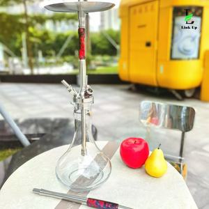 יוקרה רוסית נירוסטה נרגילה להגדיר נייד פיבונאצ 'י שישה לאכה טכניקות steamulat narile sheesha chica - Product Image 6