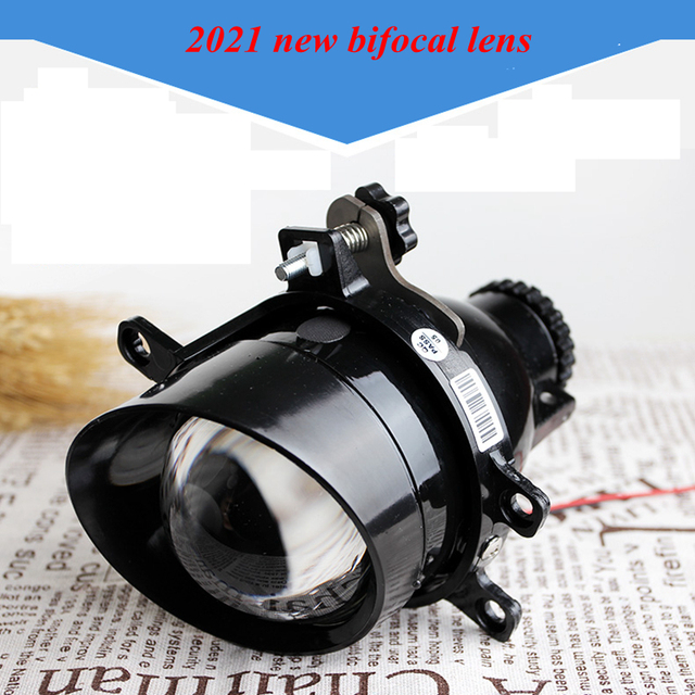 Ip67 Led Headlight 45 All Automobile Led Fog Light Lamp Yellow Dual Lens Far and Near Integration White Amber All Car Projector