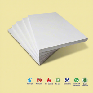 Custom Size 1mm-20mm Thickness Color PVC Foam Board Sheet 1220x2440mm Eco-Friendly Decorative <b>Plastic</b> Panel For Interior Design - Product Image 1