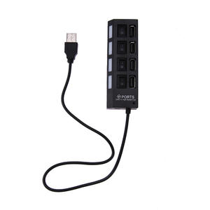 ความเร็วสูง 4 พอร์ต <span class=keywords><strong>USB</strong></span> HUB 2.0 อะแดปเตอร์ Expander หลาย <span class=keywords><strong>USB</strong></span> Splitter หลาย Extender พร้อมหลอดไฟ LED สําหรับแล็ปท็อปพีซี - Product Image 5