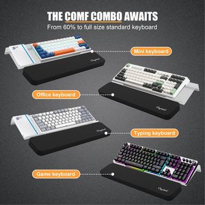 Soporte inclinado para teclado de computadora y reposamuñecas para una escritura ergonómica fácil - Product Image 4