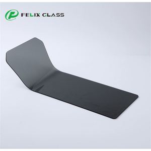 Vidrio Templado Curvado a Medida en Color Gris para Panel de Cubierta de Electrodomésticos, Vidrio Curvado - Product Image 5