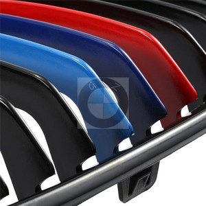 Kit de calandre BMW F20 noir brillant style M pour Série 1 118i 120i, amélioration du pare-chocs, plastique ABS - Product Image 5