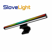 Barra de Iluminación LED Moderna de Aluminio con Alimentación por CC para PC/Laptop/TV con WiFi y Control Táctil - Lámpara de Escritorio con Protección Ocular