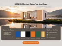 Kabin Apple Pod Modern Baja Galvanis Portabel Dapat Dilepas Modular Kontainer Rumah Kantor Cerdas Prefabrikasi