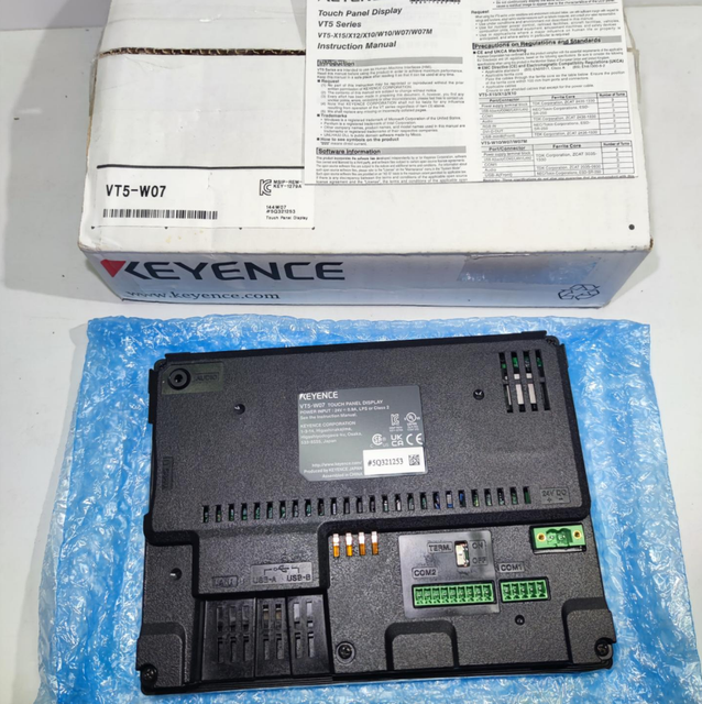 Japan Brand New and Original KEYENCE VT5-W07 7-inch Widescreen TFT Color Human-machine Interface Touch Screen/HMI