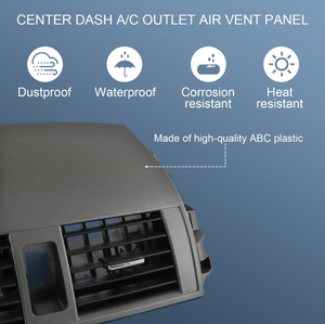 Nouvelle condition pour Toyota Corolla 2009-2013 Kits bébé voiture Center tableau de bord sortie évent panneau accessoires 55563-02060/55670-02160 - Product Image 5