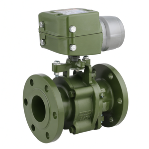 วาล์วบอลแบบหน้าแปลน COVNA DN65 ขนาด 2.5 นิ้ว 2 ทาง ผลิตจากสแตนเลส 304 พร้อมตัวกระตุ้นลมแบบสองทาง - Product Image 5