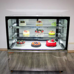 Prix bon marché gâteau affichage refroidisseur réfrigérateur gâteau support vitrine réfrigérateur boulangerie armoire prix usine - Product Image 5
