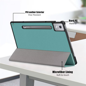 Étui rigide pliable Ealysun pour tablette Xiaoxin <span class=keywords><strong>Pad</strong></span> <span class=keywords><strong>Pro</strong></span> 12,7 pouces 2025 avec fonction veille/réveil automatique, moule exclusif 40x30 - Product Image 5