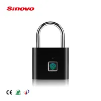 Lucchetto biometrico dell'impronta digitale della serratura della porta digitale intelligente impermeabile elettronico in lega di zinco di sicurezza con il prezzo basso