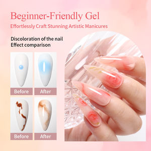 IMTITI Nail Art <span class=keywords><strong>Efecto</strong></span> degradado Colores universales Clear <span class=keywords><strong>Blooming</strong></span> <span class=keywords><strong>Gel</strong></span> Polish OEM/ODM Botella personalizada Proveedor de esmalte de <span class=keywords><strong>gel</strong></span> para uñas - Product Image 4