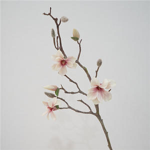 L063 elegantes flores artificiales de moda europea Real Touch <span class=keywords><strong>Yulan</strong></span> <span class=keywords><strong>Magnolia</strong></span> para la decoración de la boda del hogar para el Día de San Valentín - Product Image 3